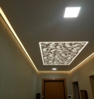 Натяжные потолки с подсветкой с дизайном