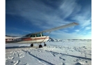 Полет на самолете зимой