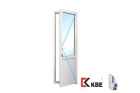 Балконная дверь KBE 70 (одностворчатая, поворотная с глухим окном)