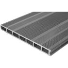 Заборная доска ДПК WPC-Deck двусторонняя полая (Графит) 300x30x2500 мм 