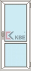 Балконная дверь KBE 58 (одностворчатая, поворотная)