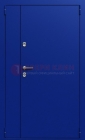 Синяя тамбурная дверь ДТМ-23