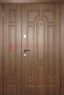 Металлическая парадная дверь с массивом дерева для дома ДПР-48