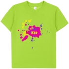 Детские футболки с шелкографией цветные