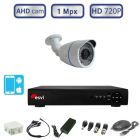 Комплект видеонаблюдения на 1 уличную AHD камеру 720P/1Mpx (light)