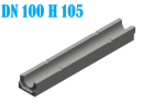 Лоток водоотводный бетонный DN 100 H 105, С 250