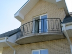 Металлические перила на балкон