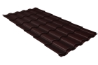 Металлочерепица кредо 0,5 Velur X RAL 8017 шоколад
