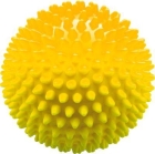 Мяч массажный ЕЖИК 12 см желтый Альпина Пласт