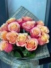 Букет цветов (15 роз сорта богарт)