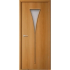Дверь с покрытием ламинат «РЮМКА» стекло матовое