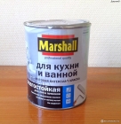Краска интерьерная MARSHALL для кухни и ванной