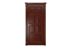 Межкомнатная дверь «Виченца 2», шпон дуб (цвет красное дерево)