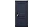 Межкомнатная дверь «Бостон», шпон ясень (цвет графит)