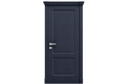 Межкомнатная дверь «Лион», шпон ясень (цвет графит)