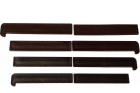 Комплект заглушек для пустотелой ступени Deckron коричневая Коричневый в сборе 27x320