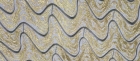 Мраморная плитка DOGMA CLASSIC TSUNAMI T 3D BIANCONE GOLD (13,3х9,5х2 см)
