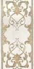 Мраморная плитка с барельефом LUXURIOUS CLIO BORDER BIANCONE GOLD (19,8х40х2 см)