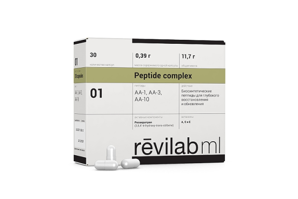 Пептидный комплекс антивозрастной и онкопротектор Revilab ML 01