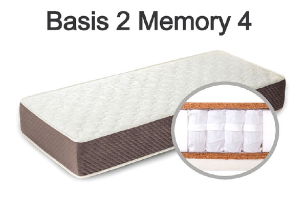 Мягкий матрас Basis 2 Memory 4 (80*200)