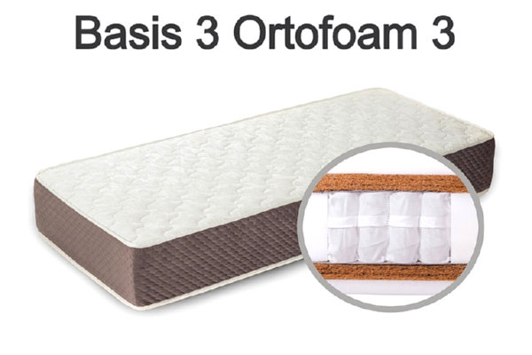 Кокосовый матрас Basis 3 Ortoform 3 (80*200)