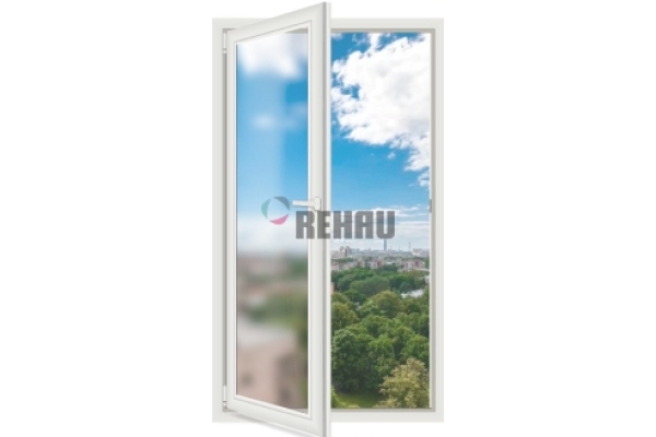 Одностворчатое окно Rehau Delight 70 (поворотно-откидное)