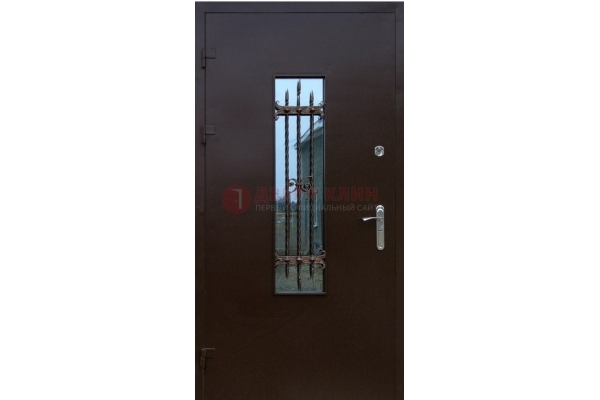Металлическая входная дверь с терморазрывом с ковкой ДСК-47