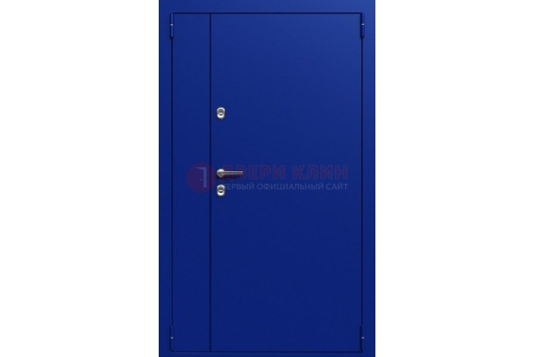 Синяя тамбурная дверь ДТМ-23