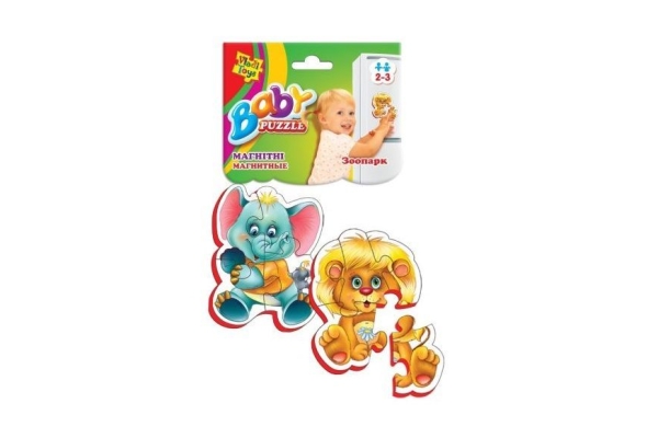Vladi-Toys 3208-01 Мягкие пазлы (Baby puzzle) Зоопарк