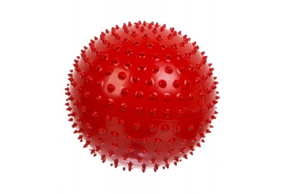 Мяч ёжик d120мм Альпина пласт (красный)