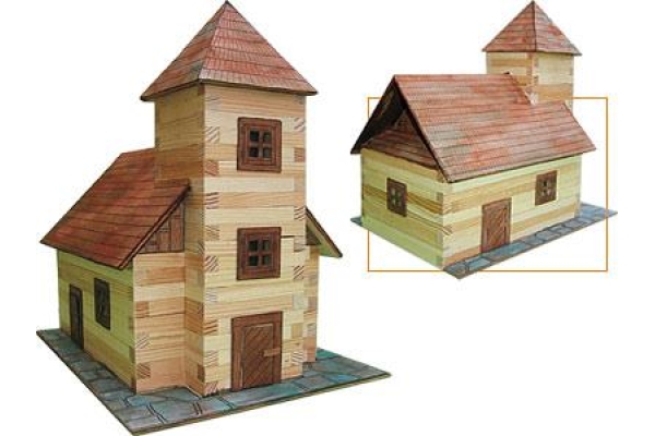 Модель деревянная ЦЕРКОВЬ Walachia