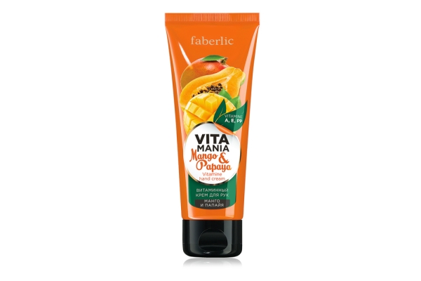 Витаминный крем для рук «Манго & папайя» Vitamania Фаберлик