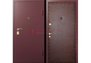 Входная железная дверь с нитроэмалью ДН-1