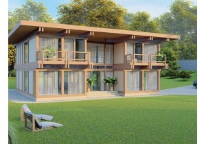 Двухэтажный дом по технологии Фахверк «Проект Верона»