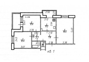 Технический план квартиры (от 100 м) 