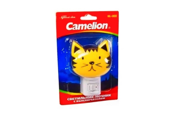 Camelion 7W E14 кошка, с выкл.