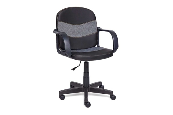 Кресло для персонала BAGGI черный+серый