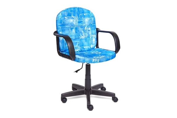 Кресло для персонала BAGGI принт «Джинса» ткань
