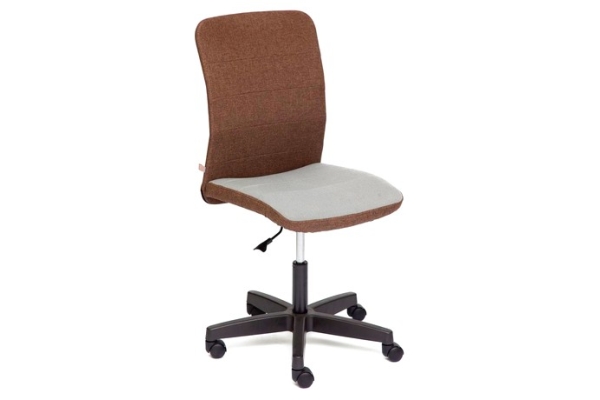 Кресло для персонала BESTO ткань, коричневый/серый