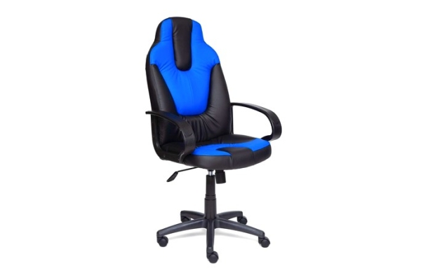 Игровое кресло NEO (1) кож/зам, черный/синий