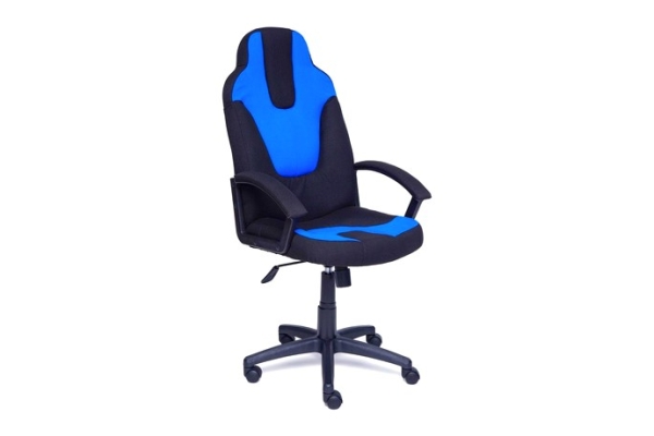 Игровое кресло NEO (3) ткань, черный+синий