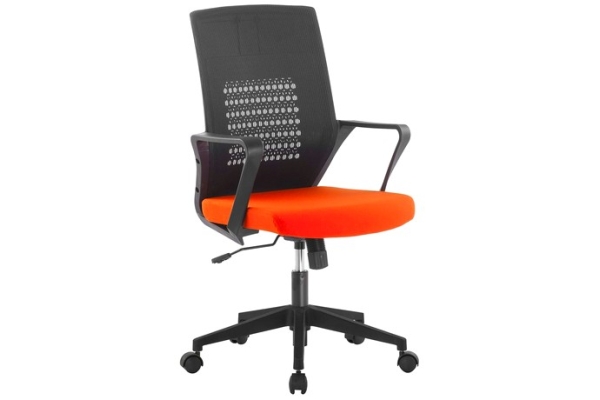 Офисное кресло  GALANT ткань, оранжевый/черный