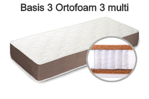 Кокосовый матрас Basis 3 Ortofoam 3 multi (80*200)
