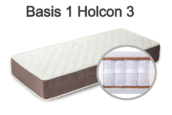 Двуспальный  матрас Basis 1 Holcon 3 (160*200)