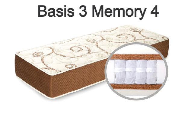 Двуспальный матрас Basis 3 Memory 3 (200*200)