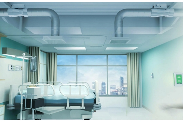Монтаж приточно-вытяжной вентиляции больницы