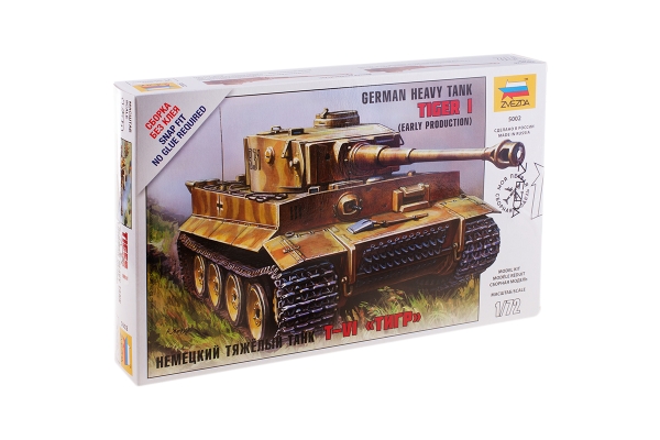 Модель для сборки Звезда "Немецкий тяжелый танк T-VI Тигр", масштаб 1:72