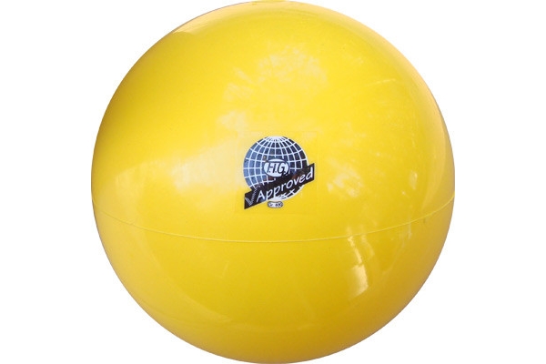 Мяч для художественной гимнастики RITMIC 17 см 400 г желтый Ledraplastic