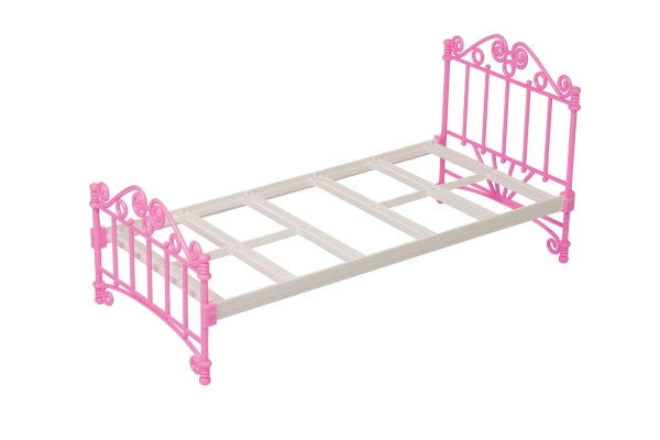 Кроватка розовая (каркас)