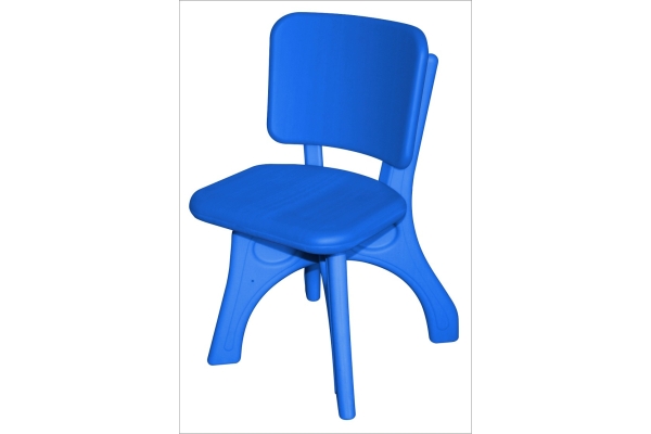 Детский пластиковый стул Дейзи синий